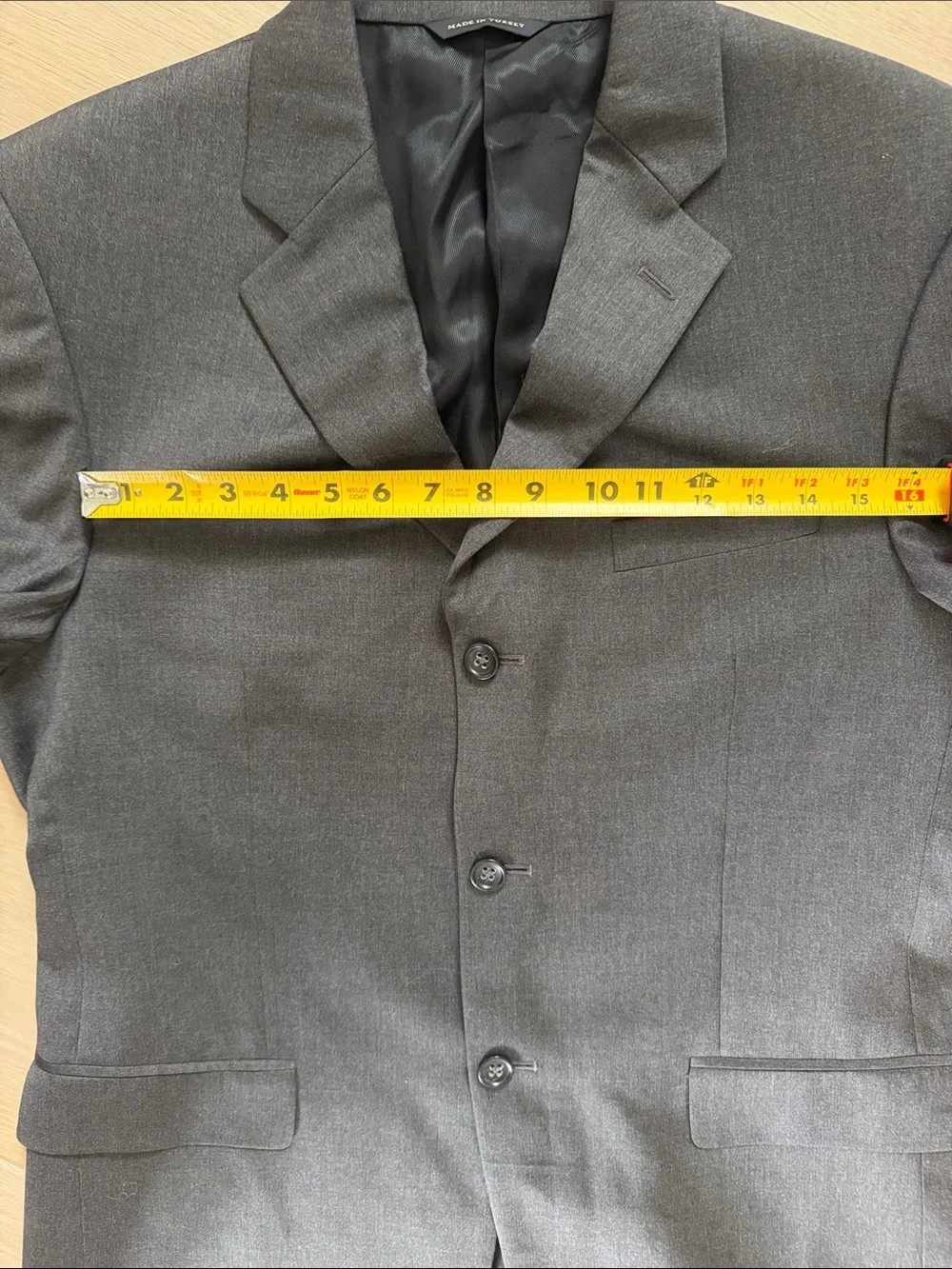 Banana Republic Modern Blazer Men’s 42R Heather Gray Suit Jacket